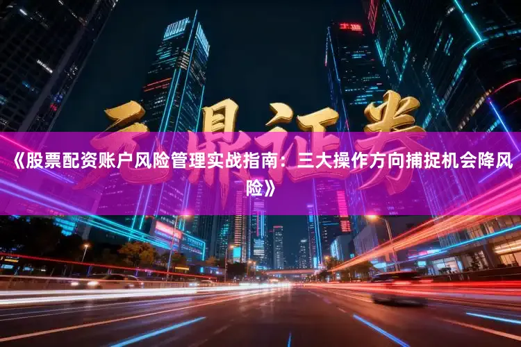 《股票配资账户风险管理实战指南：三大操作方向捕捉机会降风险》